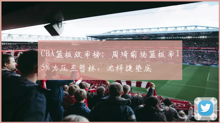 CBA篮板效率榜：周琦前场篮板率15%力压王哲林，沈梓捷垫底